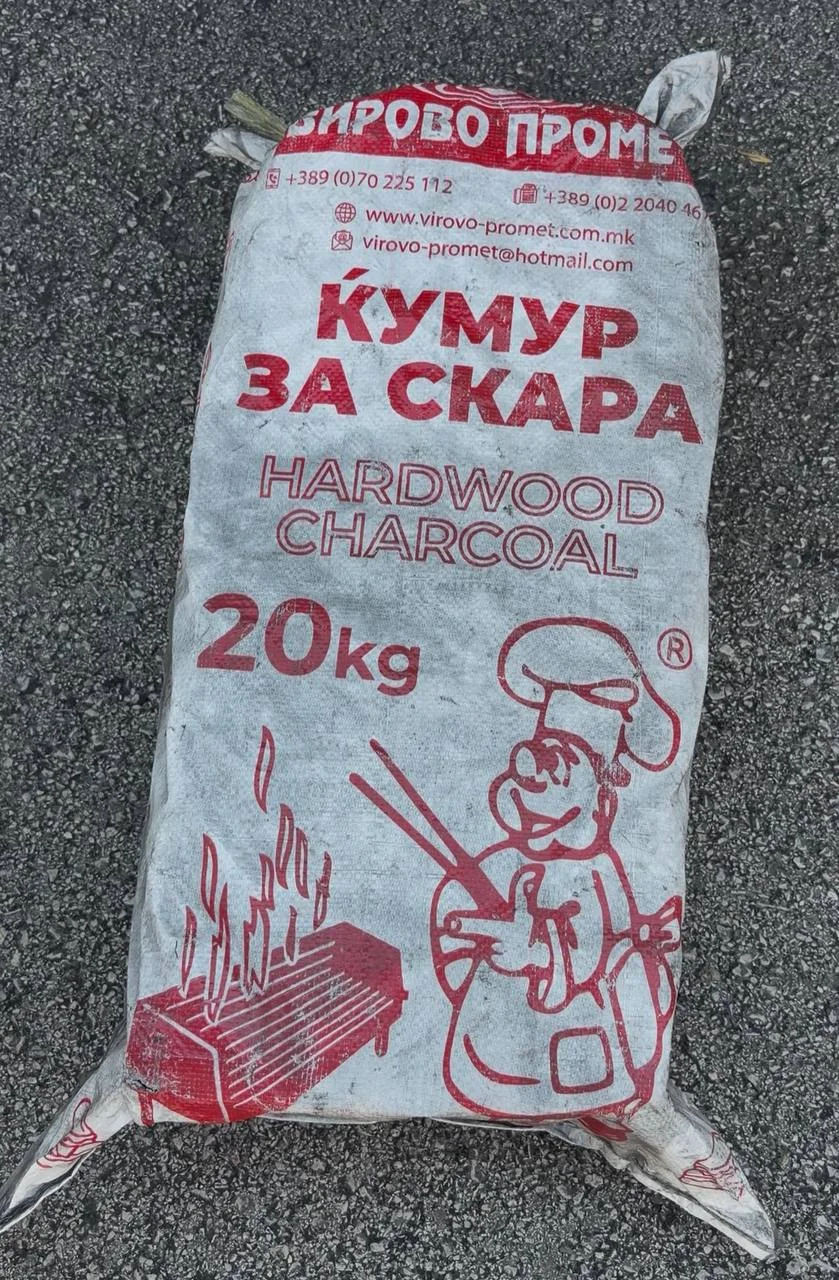 Vreća drvenog ugljena od 20 kg — Virovo Promet