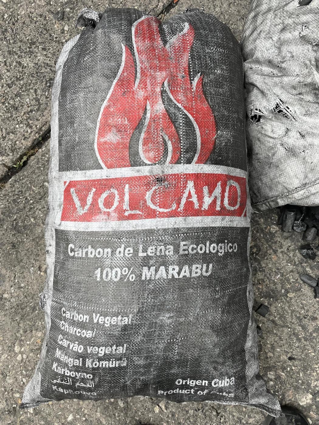 Bag of 100% Marabu charcoal
